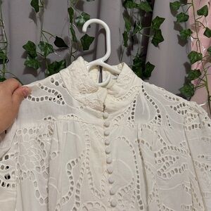 SAU LEE  white dress 👗